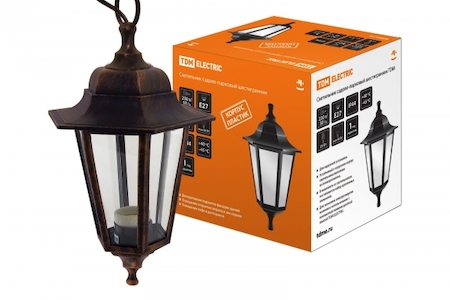 TDM ELECTRIC SQ0330-0723 Светильник садово-парковый НСУ 06-60-001 шестигранник, подвес, пластик, медь TDM